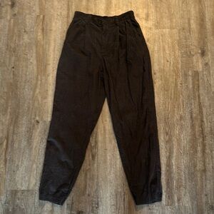 VINTAGE GAP CORDUROY HIGH WAISTED TAPER TROUSERS (SIZE 4)